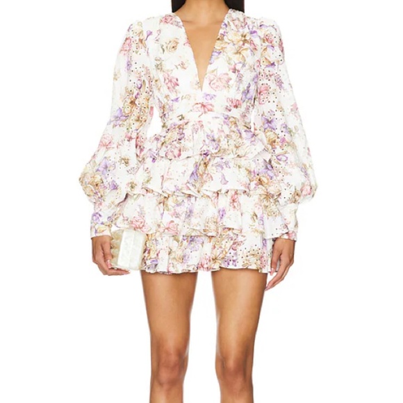 BNWT Line & Dot Floret Mini Dress - Picture 4 of 6